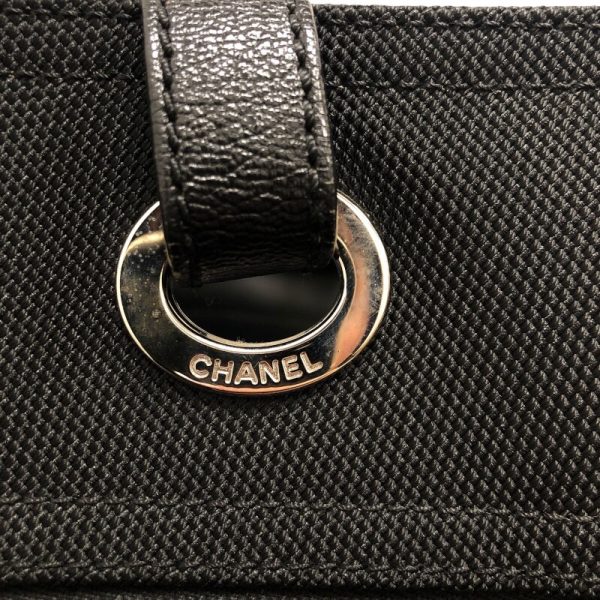 2339700012487 6 CHANEL Paris Biarritz Tote GM A34210 No 16 Black CanvasTote Bag