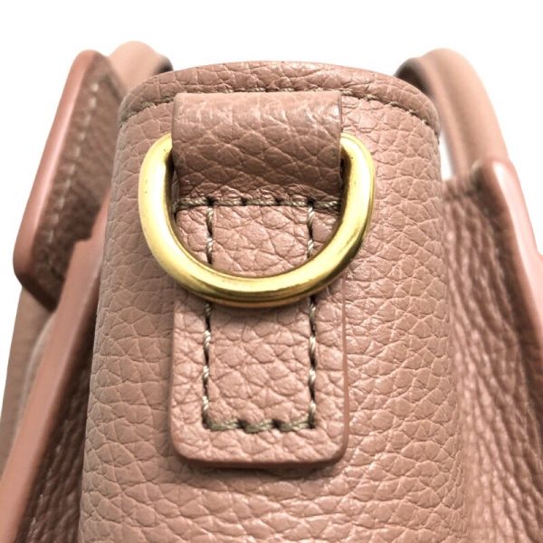 2339700013422 10 Celine Luggage Nano Pink Drummed Calf Handbag