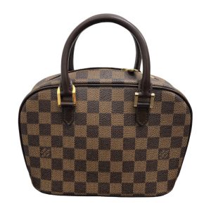 2339700013491 1 Louis Vuitton Triana Damier Satchel Bag Brown