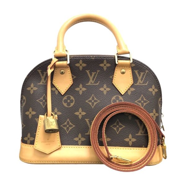 2339700013705 1 LOUIS VUITTON Alma BB Brown Monogram Shoulder Bag