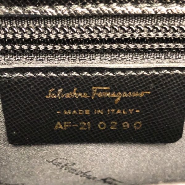 2339700013804 5 Salvatore Ferragamo 2WAY bag black handbag