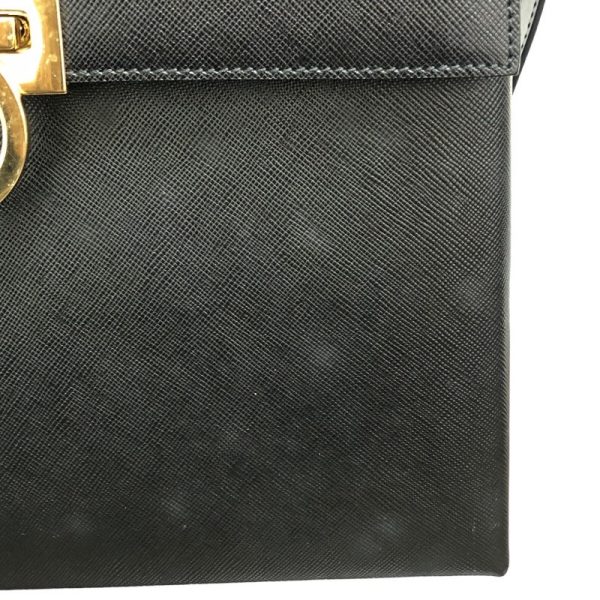 2339700013804 9 Salvatore Ferragamo 2WAY bag black handbag