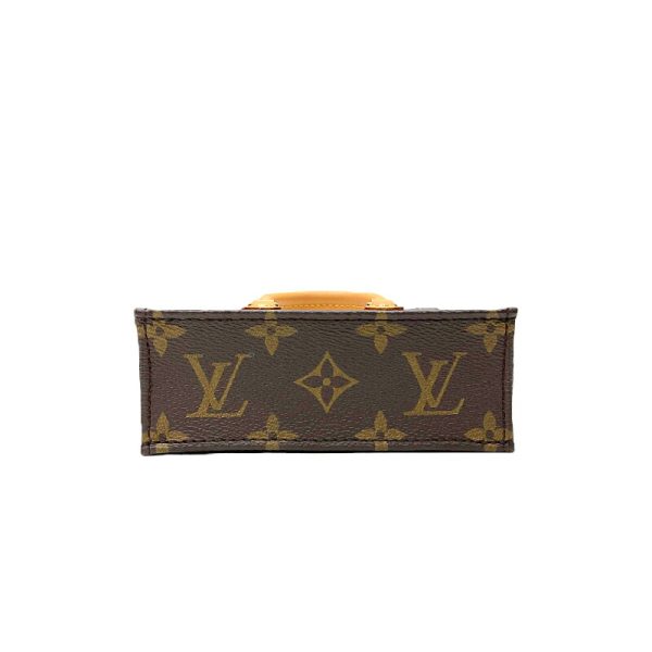 2339750008249 3 LOUIS VUITTON Petite Sac Plat Brown Canvas Shoulder Bag