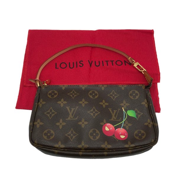 2340520076801 9 LOUIS VUITTON Pochette Accessoire M95008 Monogram Cherry