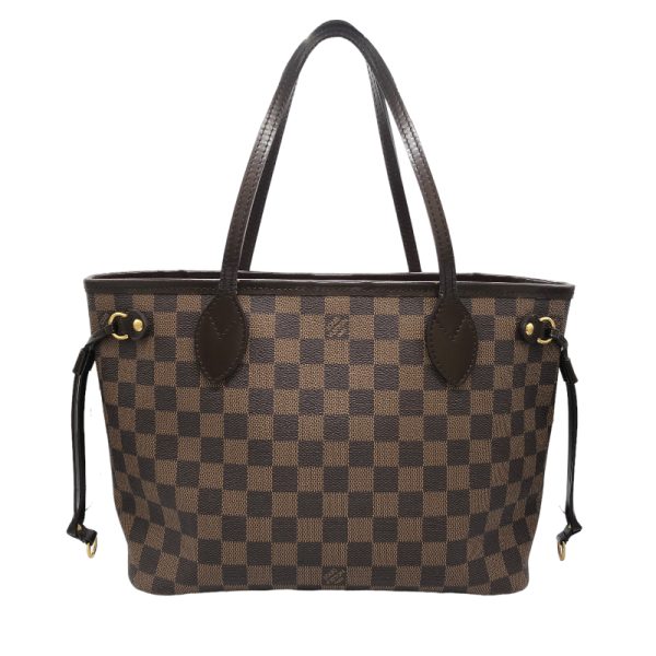 2340520080693 2 LOUIS VUITTON Neverfull PM N51109 Damier Tote Bag