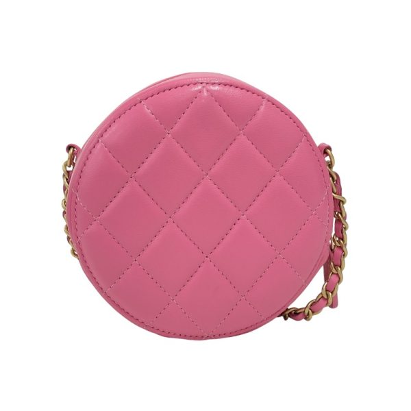 2340520085377 1 CHANEL Small Vanity Case Pink Lambskin Shoulder Bag