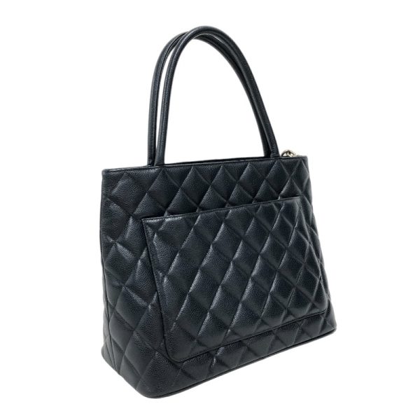 2340520090197 2 CHANEL tote A01804 No 5 Blue caviar skin tote bag