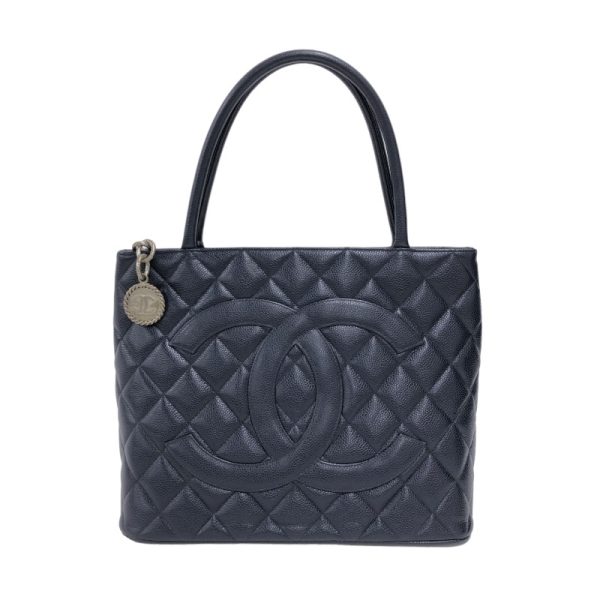 2340520090197 CHANEL tote A01804 No 5 Blue caviar skin tote bag