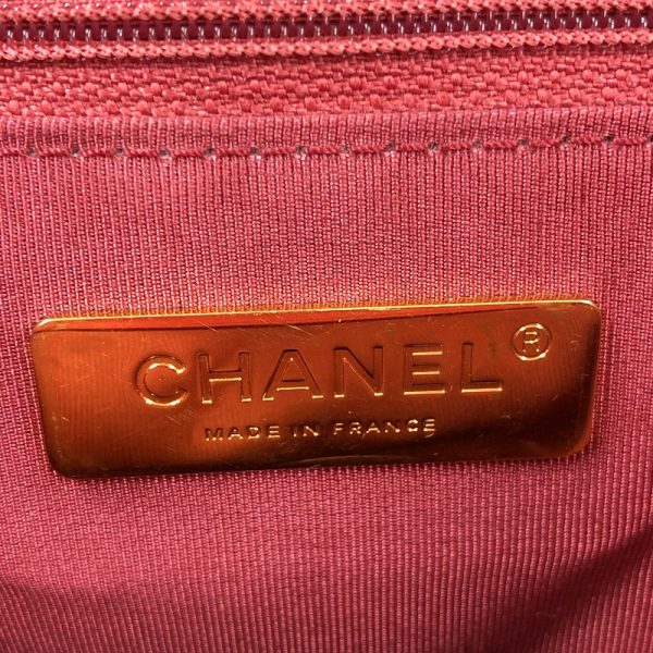 2340520094089 9 CHANEL bag pink shiny lamb shoulder bag