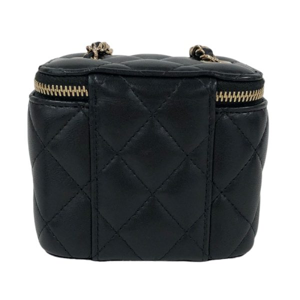 2340520094126 1 CHANEL Small Vanity Black Lambskin Shoulder Bag