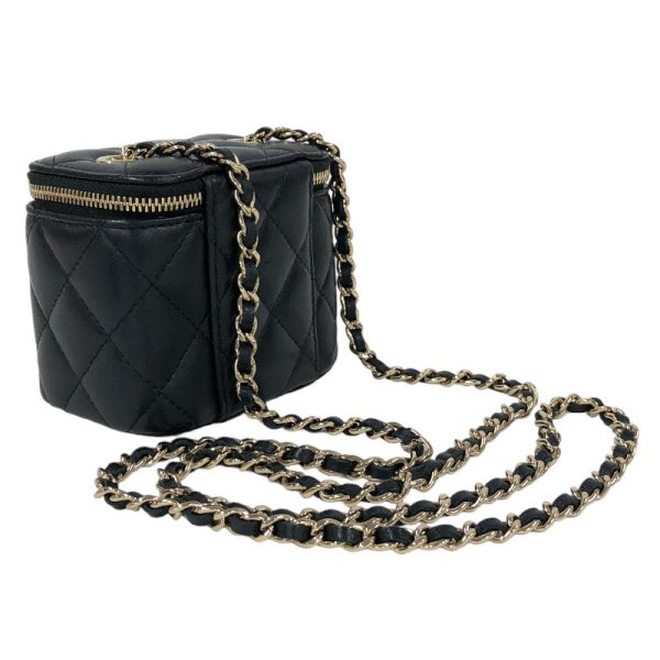 2340520094126 3 CHANEL Small Vanity Black Lambskin Shoulder Bag