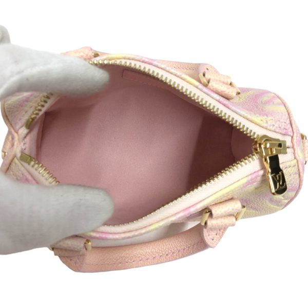 2340520095291 4 LOUIS VUITTON Nano Speedy Summer Stardust Pink Empreinte