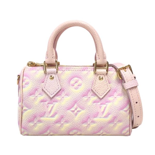 2340520095291 LOUIS VUITTON Nano Speedy Summer Stardust Pink Empreinte