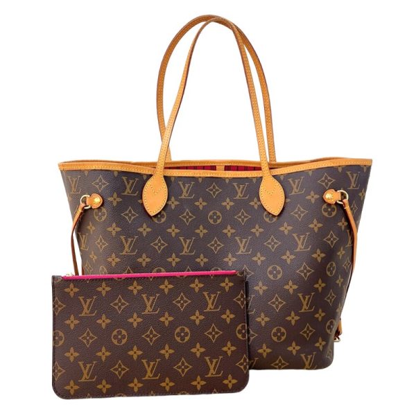 2340530023307 1 LOUIS VUITTON Neverfull MM Brown Monogram Tote Bag