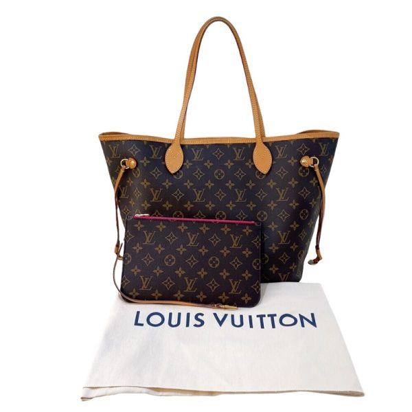 2340530023307 13 LOUIS VUITTON Neverfull MM Brown Monogram Tote Bag