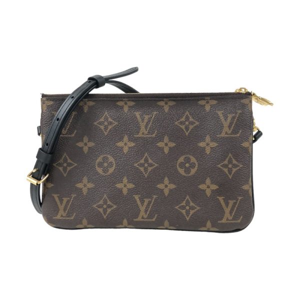 2340530025059 LOUIS VUITTON Pochette Double Zip Brown Reverse Shoulder Bag