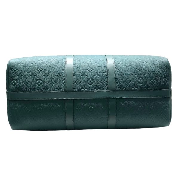 2340530027565 2 LOUIS VUITTON Keepall Bandouliere 50 Green Taurillon Bag