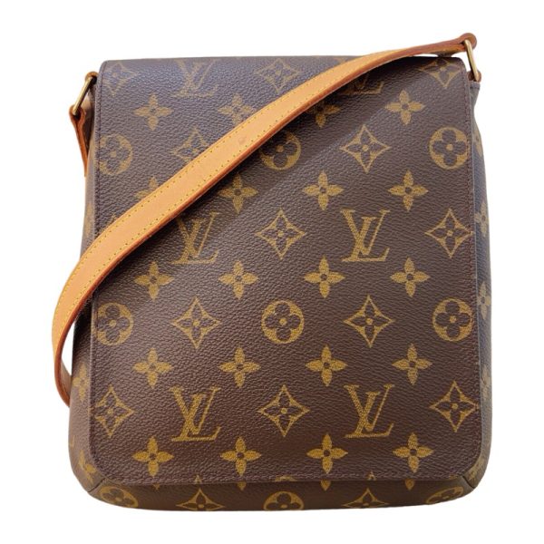 2341280014546 1 LOUIS VUITTON Musette Salsa Short M51258 Brown Shoulder Bag