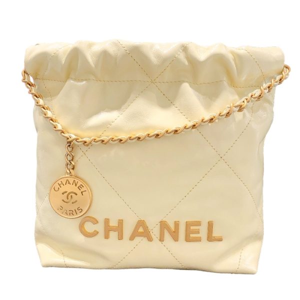 2341810039575 1 CHANEL Mini Bag Calf Shiny Calf Shoulder Bag