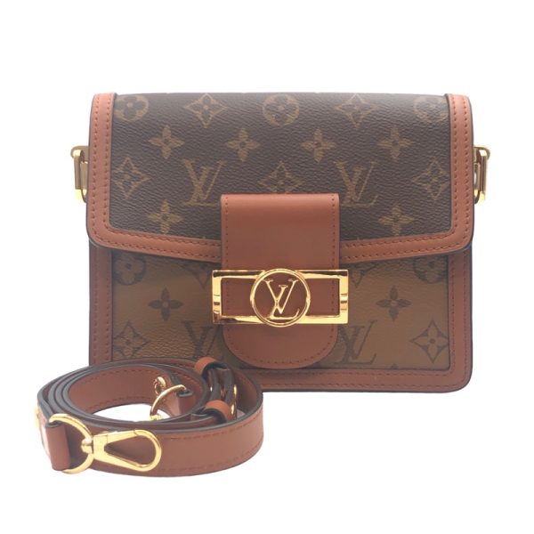 2342330025208 1 LOUIS VUITTON Dauphine MINI Monogram Reverse Shoulder Bag