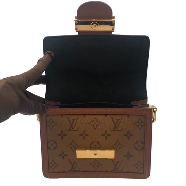 2342330025208 11 LOUIS VUITTON Dauphine MINI Monogram Reverse Shoulder Bag