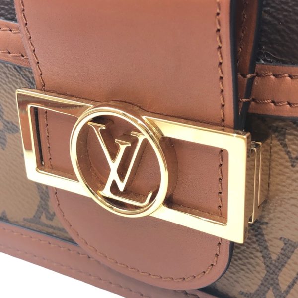 2342330025208 3 LOUIS VUITTON Dauphine MINI Monogram Reverse Shoulder Bag