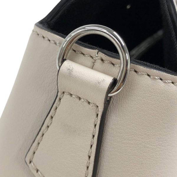 2342690013853 6 FENDI Visible Medium 8BL124 Ivory Handbag