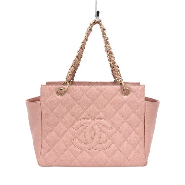 2343080004598 CHANEL Cocomark Matelasse Chain Handbag Pink Caviar