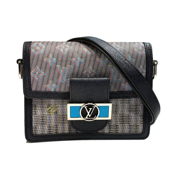 2343470005556 1 LOUIS VUITTON Dauphine MINI Blue Multicolor Calf Shoulder Bag