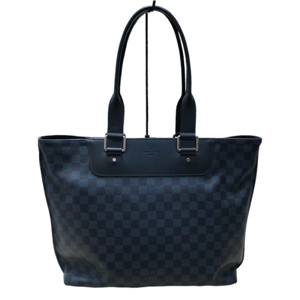 2344160000974 1 LOUIS VUITTON Cava Voyager Black Damier Tote Bag