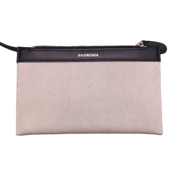 2344160005047 10 BALENCIAGA Blue Cabas S White Handbag