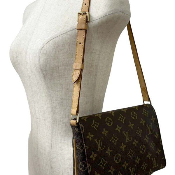 24 1038 16 Louis Vuitton Musette Tango Shoulder Bag Monogram