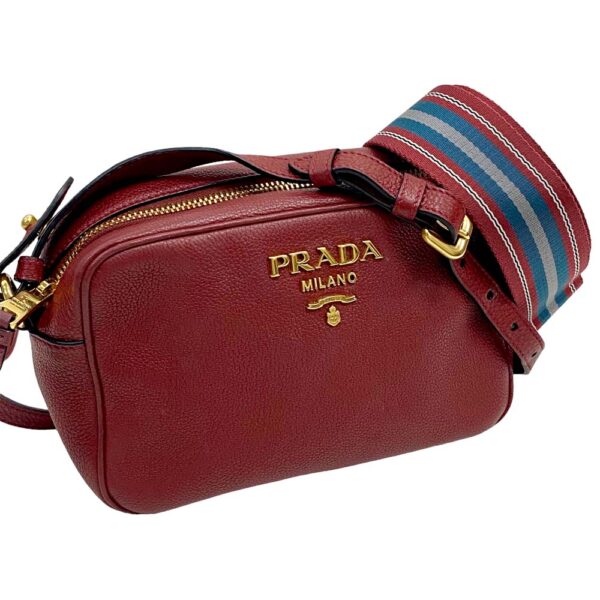 24 1494 1 Prada Camera Bag Red