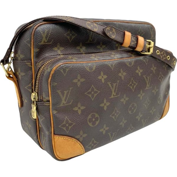 24 1553 3 Louis Vuitton Nile Shoulder Bag Monogram Brown