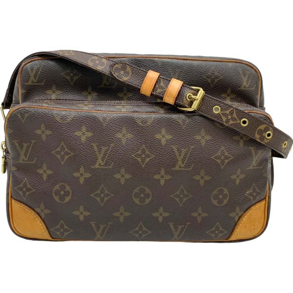 24 1553 4 Louis Vuitton Nile Shoulder Bag Monogram Brown