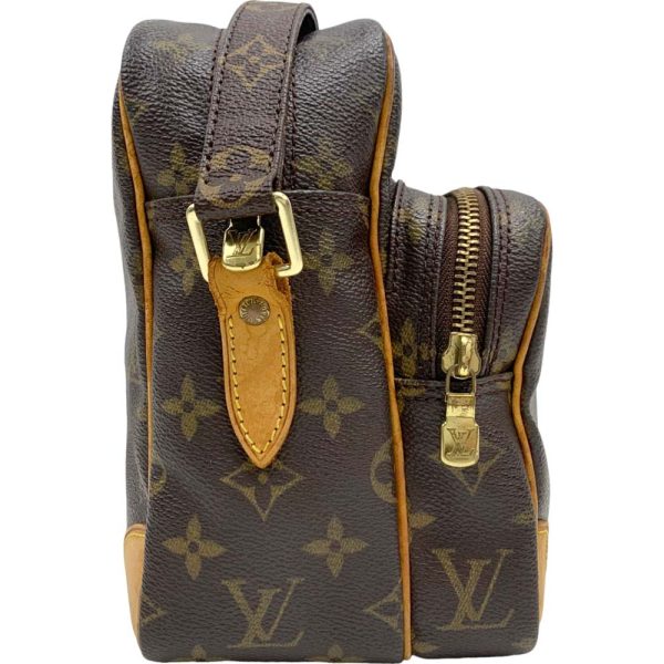 24 1553 5 Louis Vuitton Nile Shoulder Bag Monogram Brown