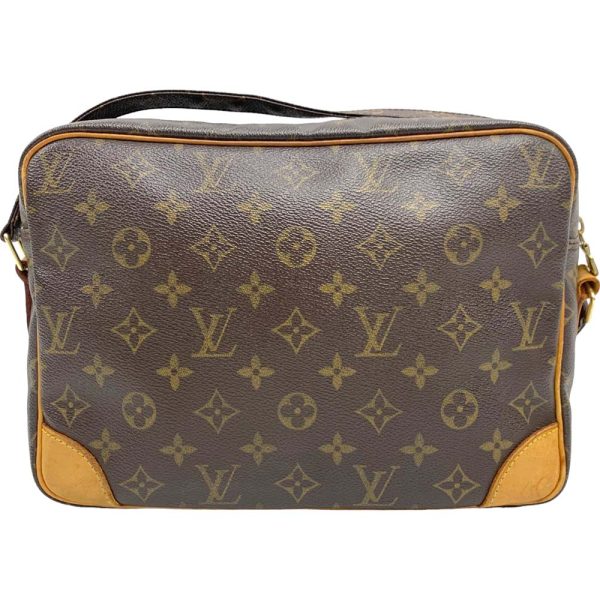 24 1553 7 Louis Vuitton Nile Shoulder Bag Monogram Brown