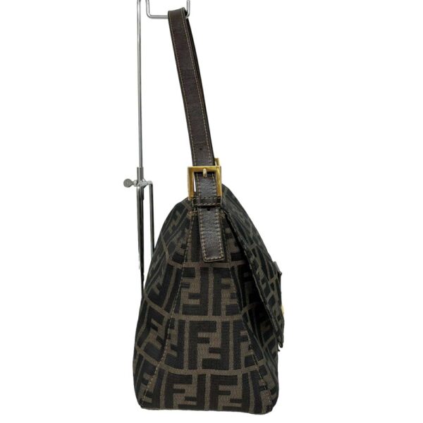 24 1575 4 Fendi Mamma Bucket Shoulder Bag Zucca Pattern