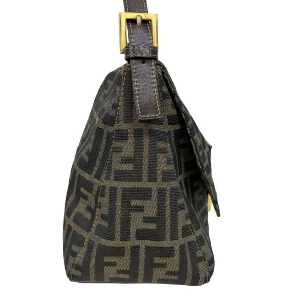 24 1575 6 Fendi Mamma Bucket Shoulder Bag Zucca Pattern