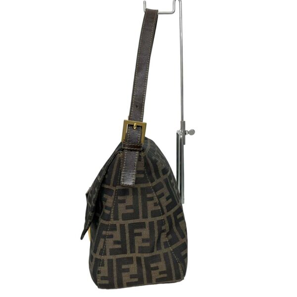 24 1575 7 Fendi Mamma Bucket Shoulder Bag Zucca Pattern