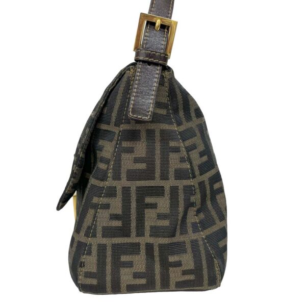 24 1575 9 Fendi Mamma Bucket Shoulder Bag Zucca Pattern