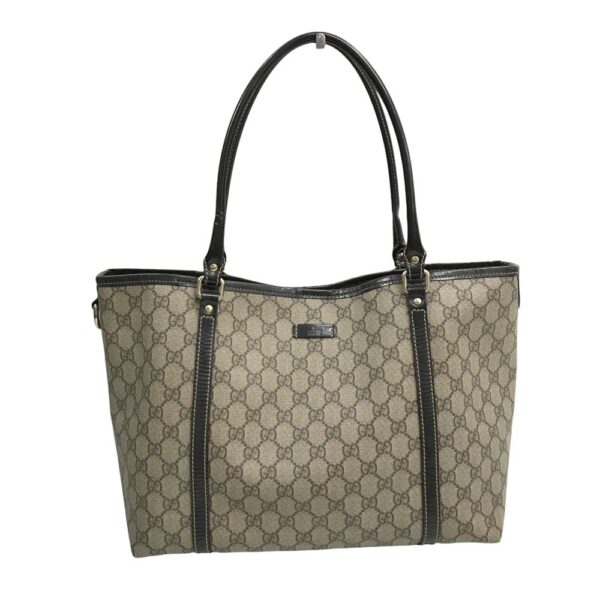 24 1606 2 Gucci Tote Bag GG Supreme Brown