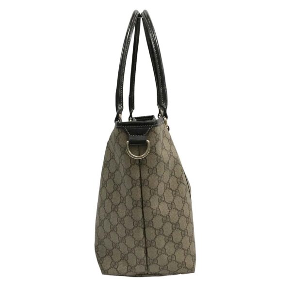 24 1606 5 Gucci Tote Bag GG Supreme Brown