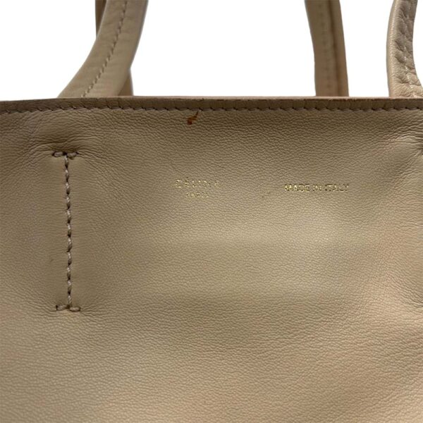 24 2003 13 Celine Horizontal Shoulder Bag Tote Bag Bicolor Beige Red