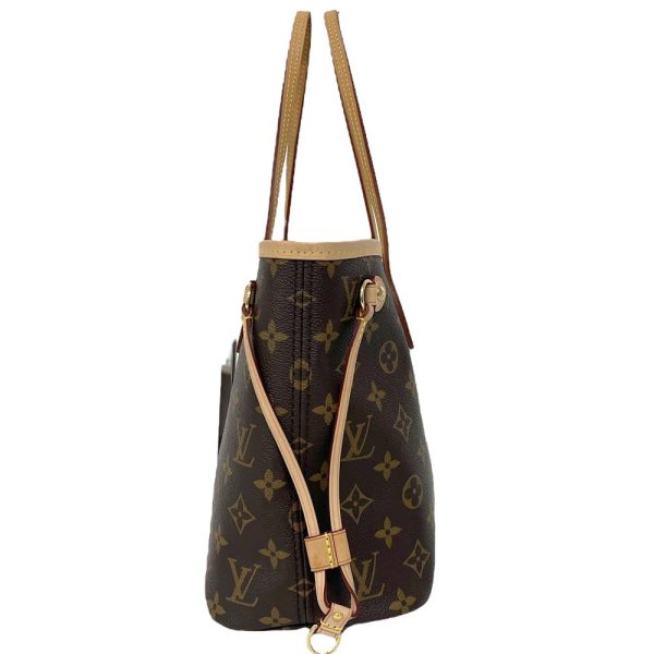 24 2072 5 Louis Vuitton Neverfull PM Monogram Tote Bag Brown