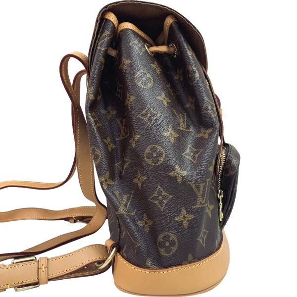 24 2089 18 Louis Vuitton Monsouris MM Monogram Backpack Brown