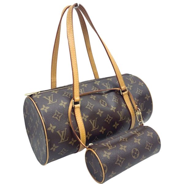 24 21031 Louis Vuitton Papillon 30 Monogram Handbag Brown