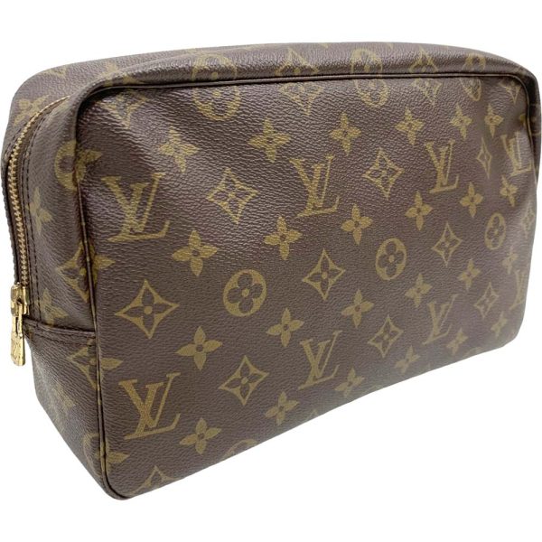 24 2263 2 Louis Vuitton True Toilet 28 Monogram Clutch Bag Brown