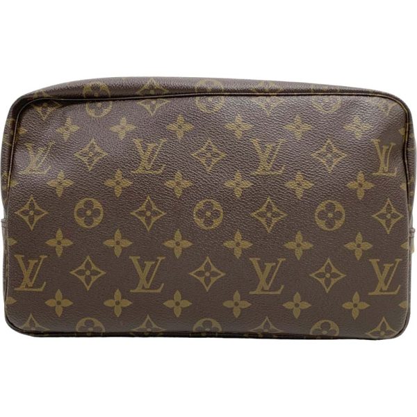 24 2263 5 Louis Vuitton True Toilet 28 Monogram Clutch Bag Brown