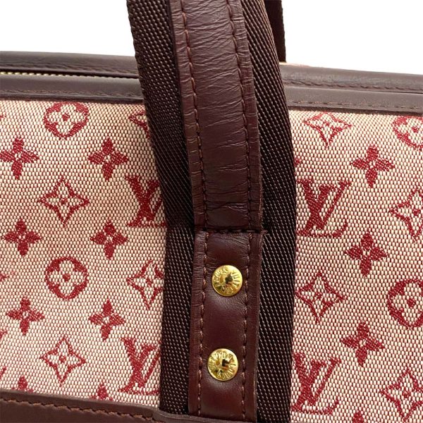 24 2463 11 Louis Vuitton Josephine GM Monogram Handbag Red